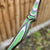 Falco Flatbow Green Colourwood Legend side